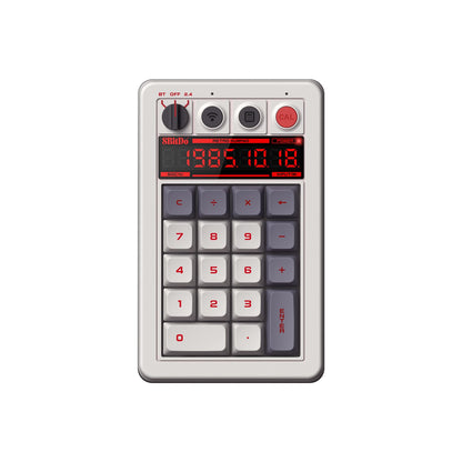 8BitDo Retro 18 Mechanical Numpad, Supports Calculator Mode, Bluetooth/2.4G/Wired Numpad for Windows and Android
