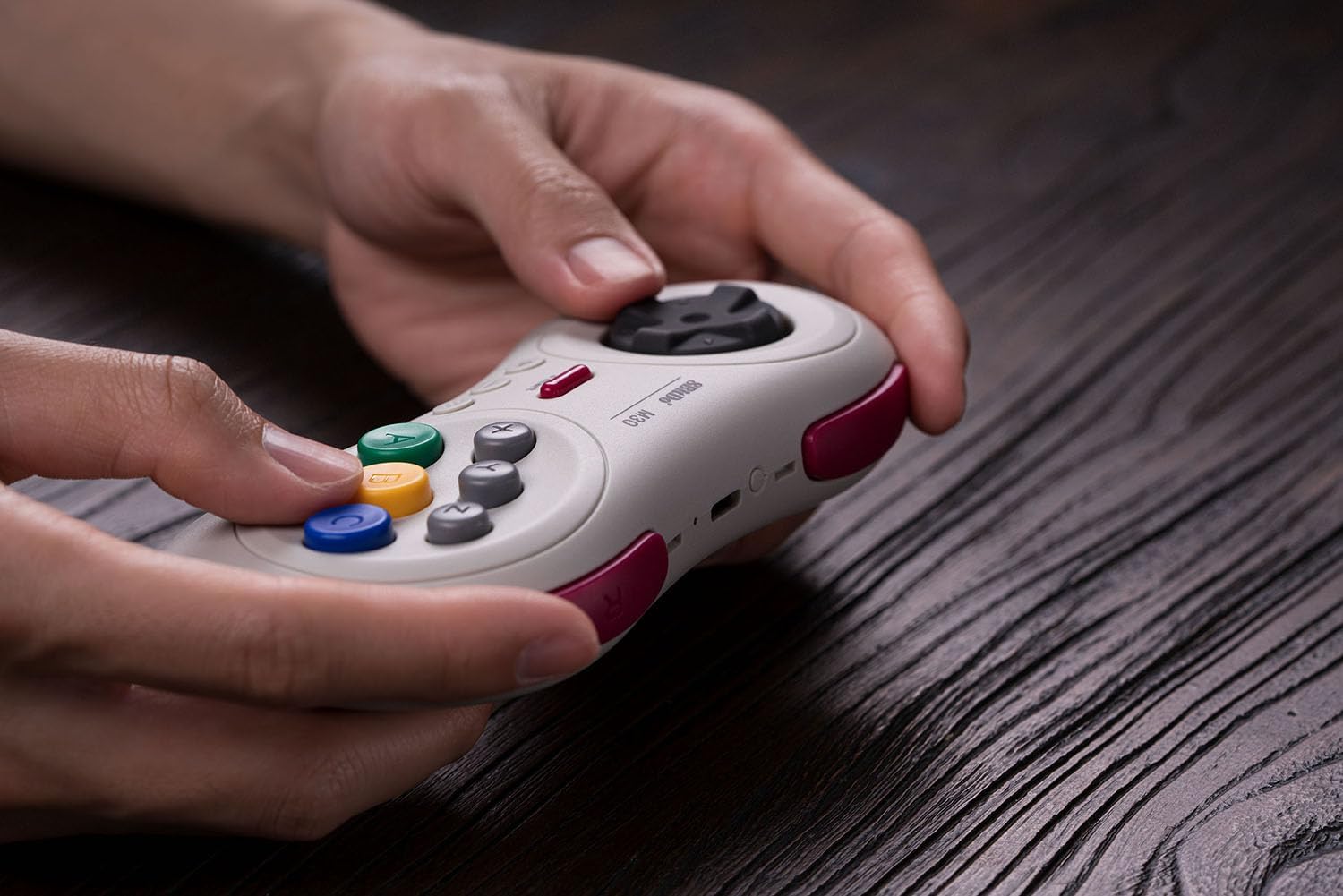 8Bitdo M30 Bluetooth Controller for Switch, Windows and Android, 6-Button Layout for SEGA’s Classic Games (White