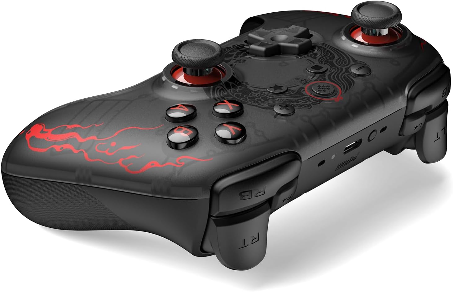 8Bitdo Ultimate 2C Wireless Controller for Windows PC and Android, with Hall Effect Joysticks and Hall Triggers, 1000Hz Polling Rate, and Remappable L4/R4 Bumpers - Black Myth: Wukong