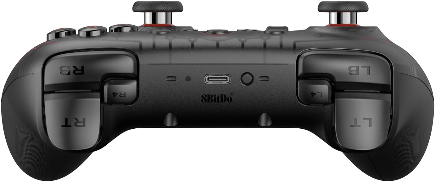 8Bitdo Ultimate 2C Wireless Controller for Windows PC and Android, with Hall Effect Joysticks and Hall Triggers, 1000Hz Polling Rate, and Remappable L4/R4 Bumpers - Black Myth: Wukong