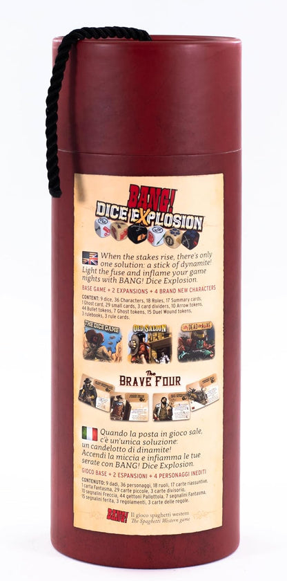 DV Games Bang Dice Explosion - Dice Game - for 3 to 8 Players and Ages 8+