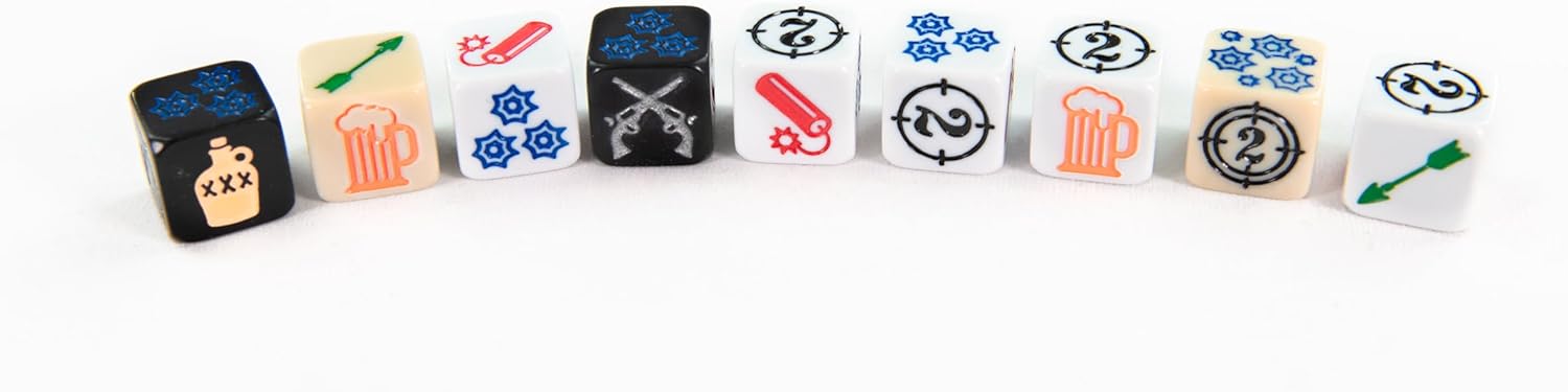 DV Games Bang Dice Explosion - Dice Game - for 3 to 8 Players and Ages 8+