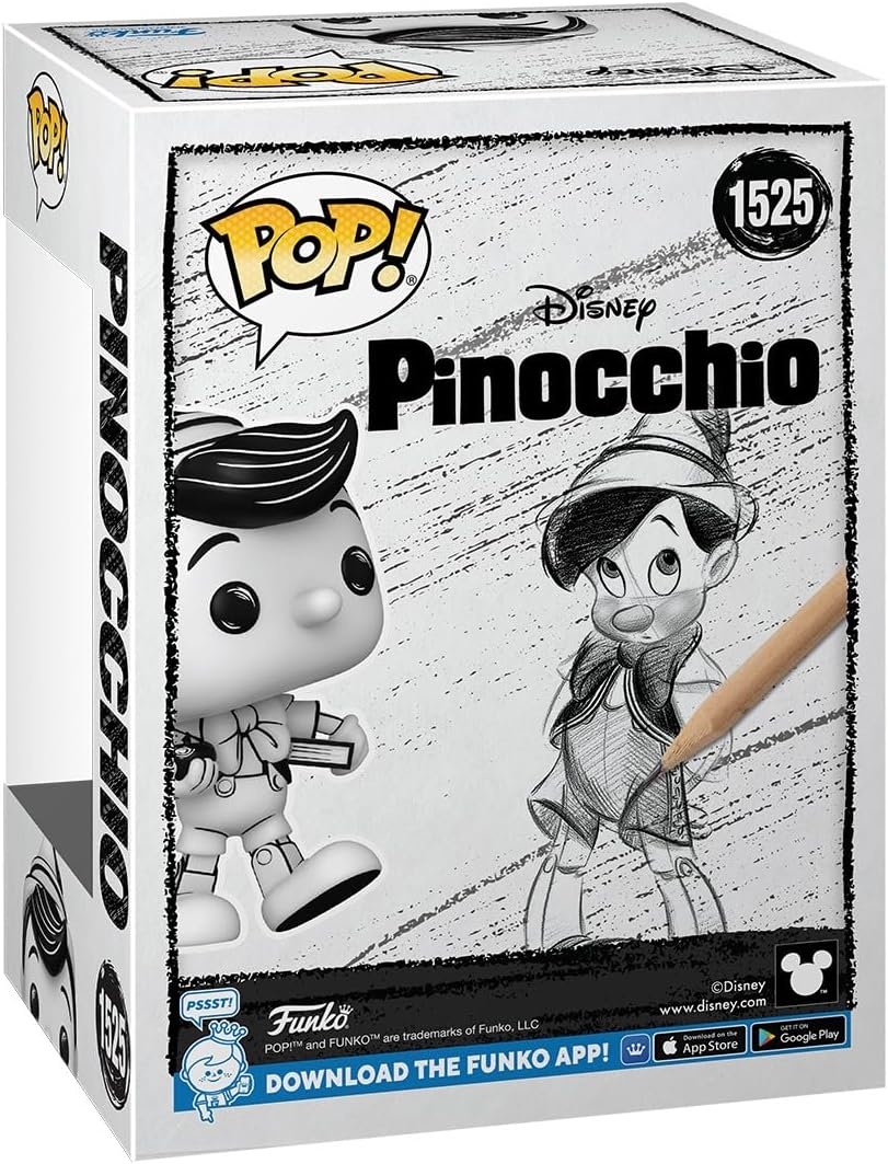Funko POP! Disney: Sketched - Pinocchio - Collectable Vinyl Figure - Gift Idea - Official Merchandise - Toys for Kids & Adults - Movies Fans - Model Figure for Collectors and Display