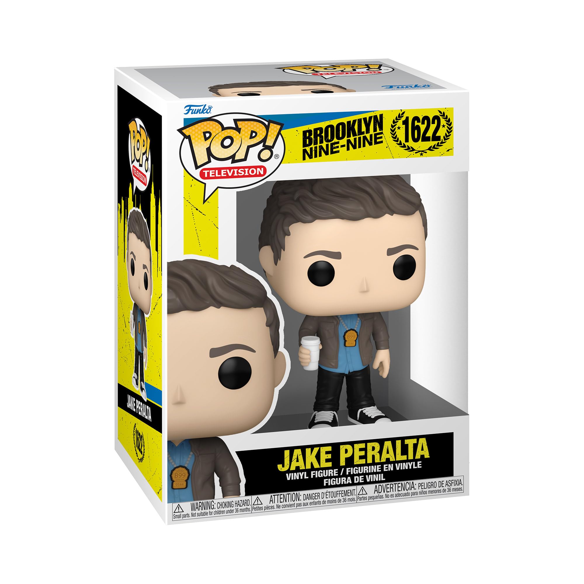 Funko POP TV: Brooklyn Nine-Nine- Jake w/bagel - Collectable Vinyl Figure - Gift Idea - Official Merchandise - Toys for Kids & Adults - TV Fans