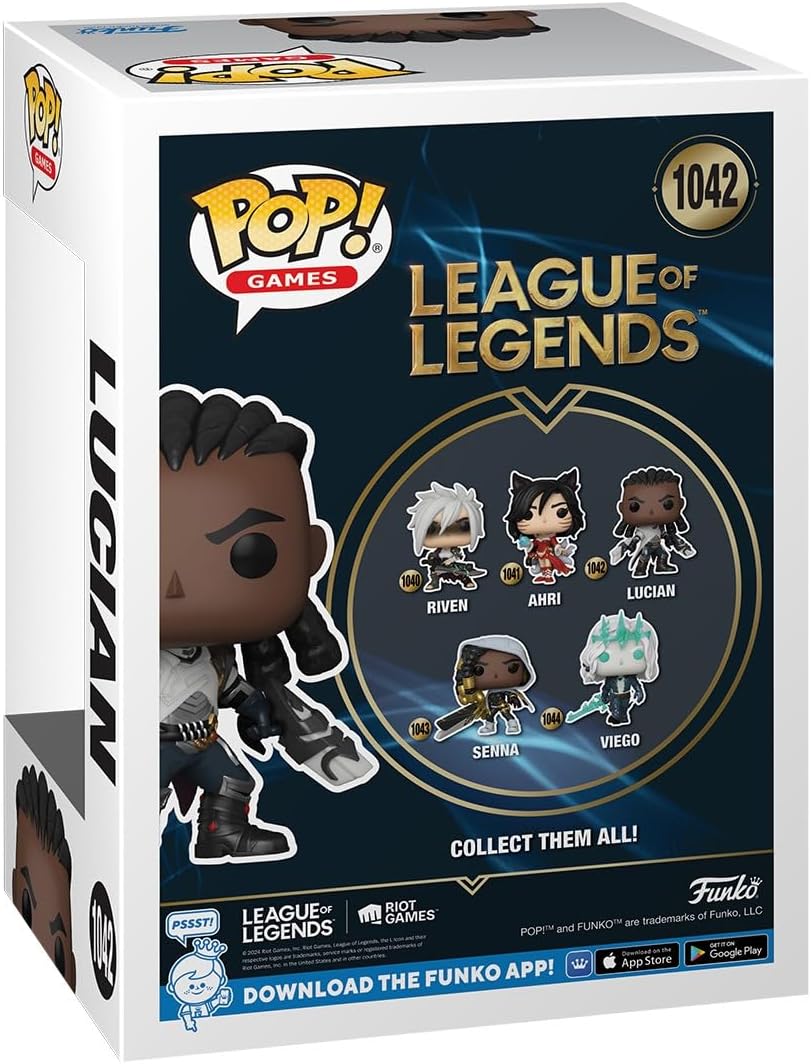 Funko POP! Games: LOL - Lucian - League Of Legends - Collectable Vinyl Figure - Gift Idea - Official Merchandise - Toys for Kids & Adults - Video Games Fans - Model Figure for Collectors and Display