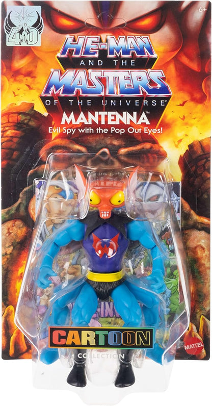 Masters of the Universe Origins Action Figure Cartoon Collection Mantenna Princess of Power 5.5-inch 1980s TV Villain, Pop-Out Eyes, JBM78