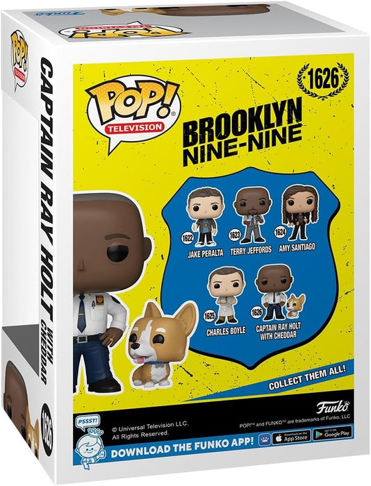 Funko POP & Buddy: Brooklyn Nine-Nine - Captain Holt w/dog - Collectable Vinyl Figure - Gift Idea - Official Merchandise - Toys for Kids & Adults - TV Fans