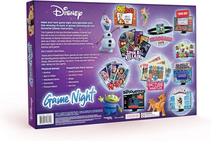 Disney Game Night: 10-in-1 Family-Friendly Board Game Collection with Beloved Characters and Exciting Gameplay for Kids 6 and Up