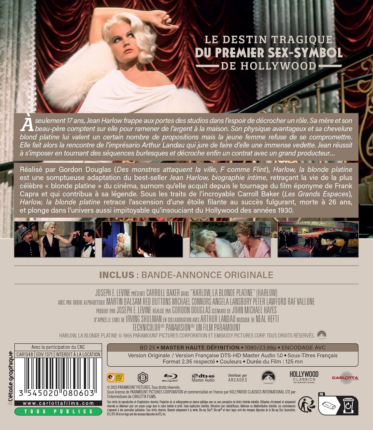 Harlow La Blonde Platine - Blu-ray