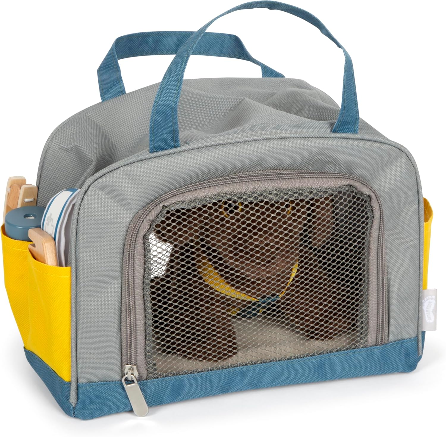Small Foot - Small Foot - Knuffel Hond met Draagtas en Verzorgingsset