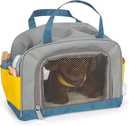 Small Foot - Small Foot - Knuffel Hond met Draagtas en Verzorgingsset