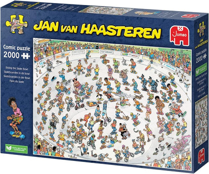 Puzzel 2000 st. JvH Skateboarden In De Bowl