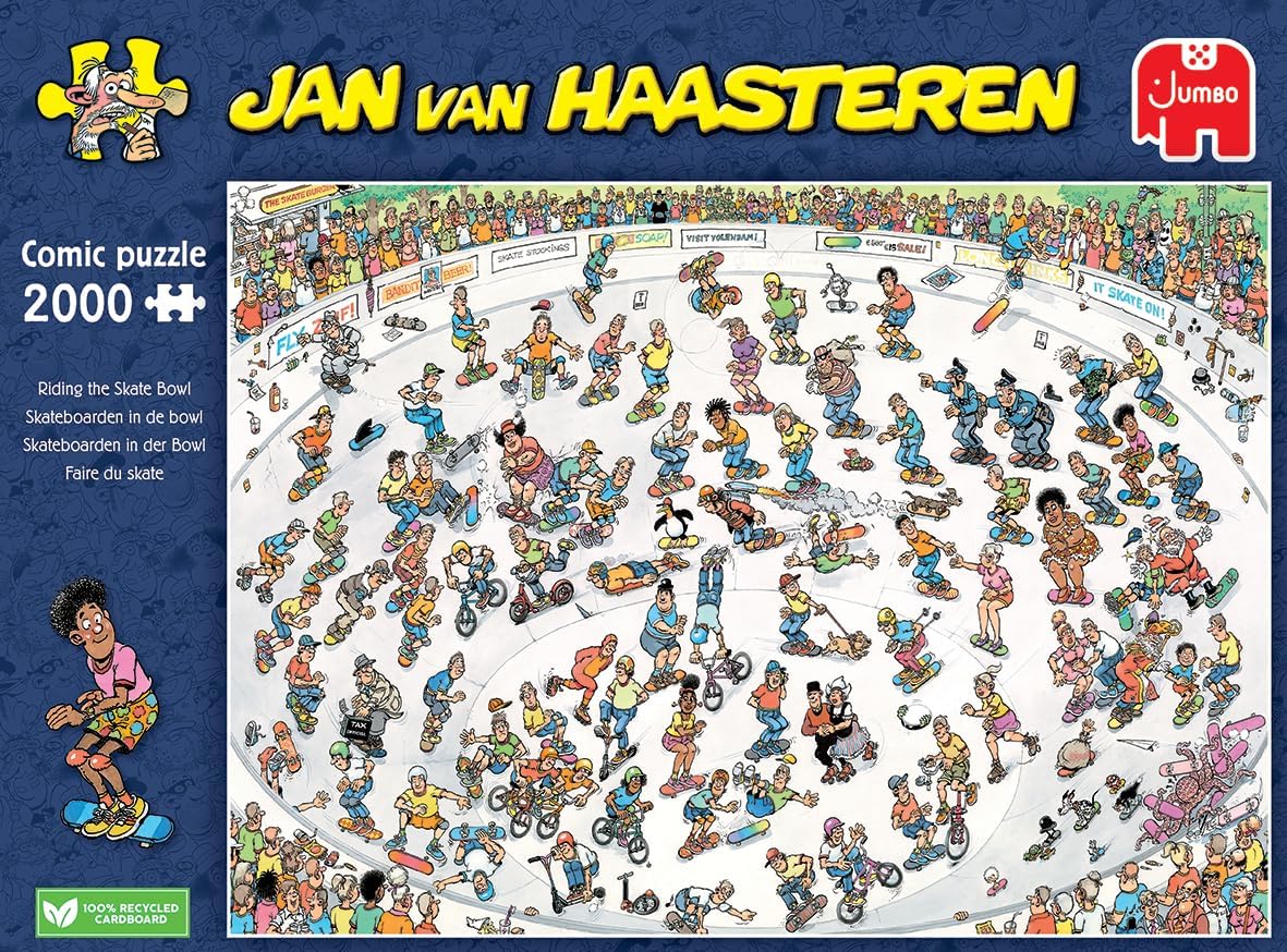 Puzzel 2000 st. JvH Skateboarden In De Bowl