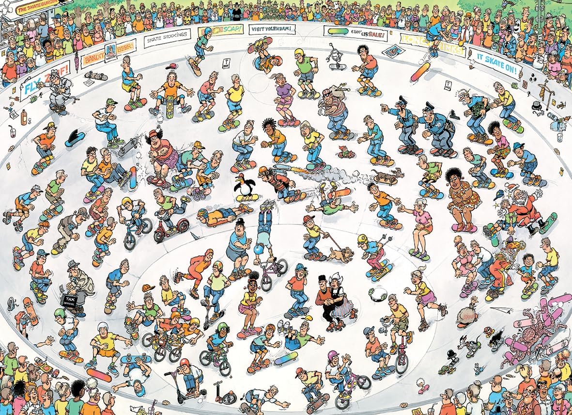 Puzzel 2000 st. JvH Skateboarden In De Bowl