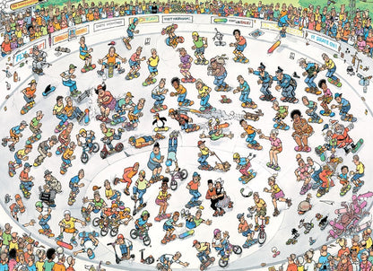 Puzzel 2000 st. JvH Skateboarden In De Bowl