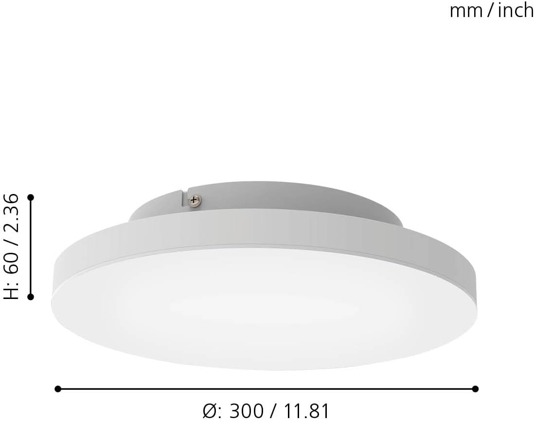 Eglo - Turcona-Z Ceiling Lamp White +30 - Rgb + Tw - Zigbee, Bluetooth