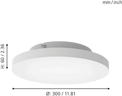 Eglo - Turcona-Z Ceiling Lamp White +30 - Rgb + Tw - Zigbee, Bluetooth