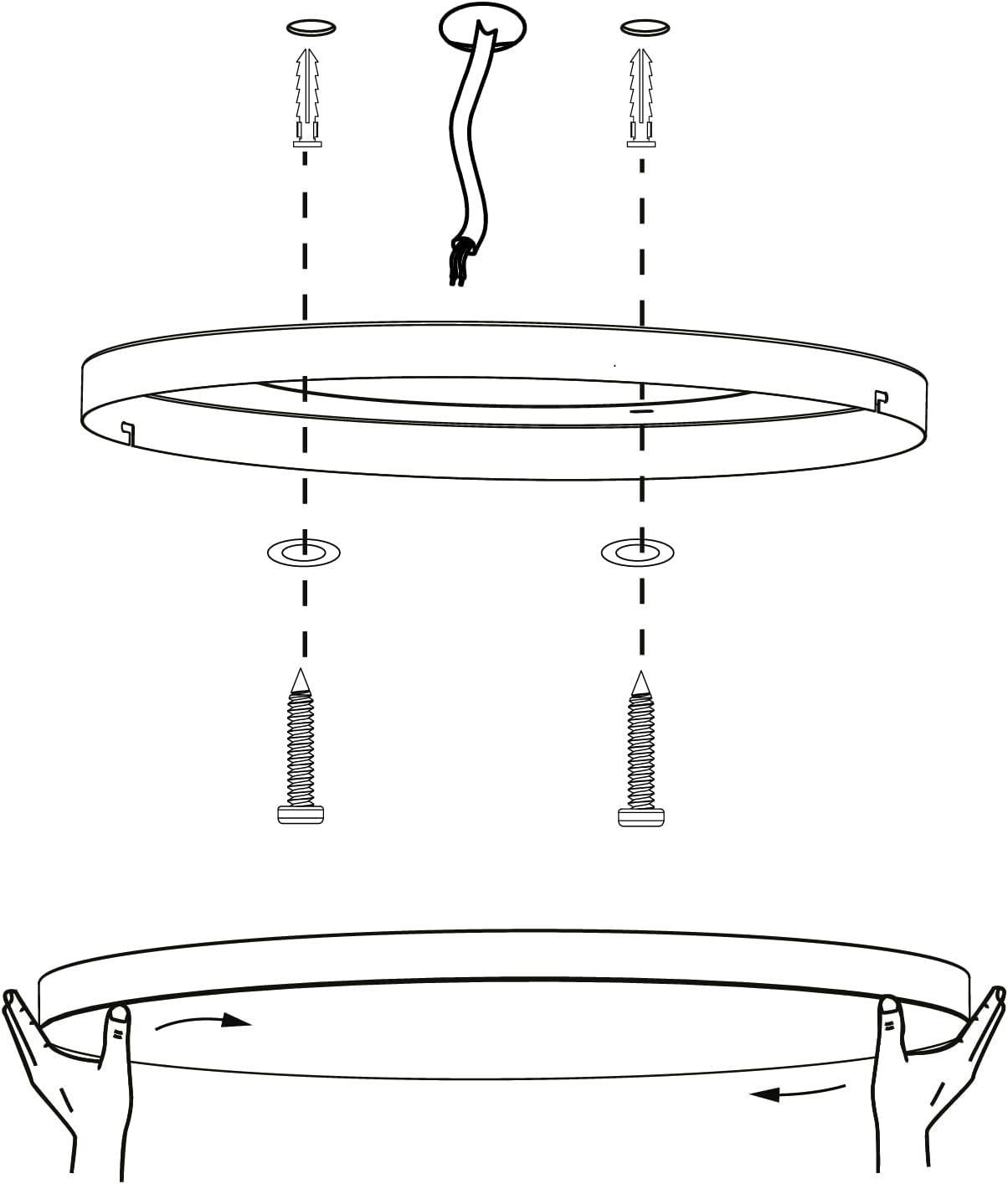 Eglo - Turcona-Z Ceiling Lamp White +30 - Rgb + Tw - Zigbee, Bluetooth