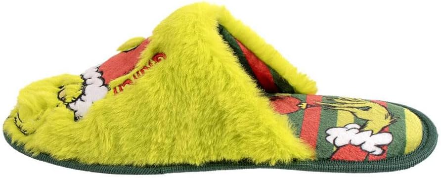 Cerda GROUP Open The Grinch Slippers EU 40-41, verde, 40 EU