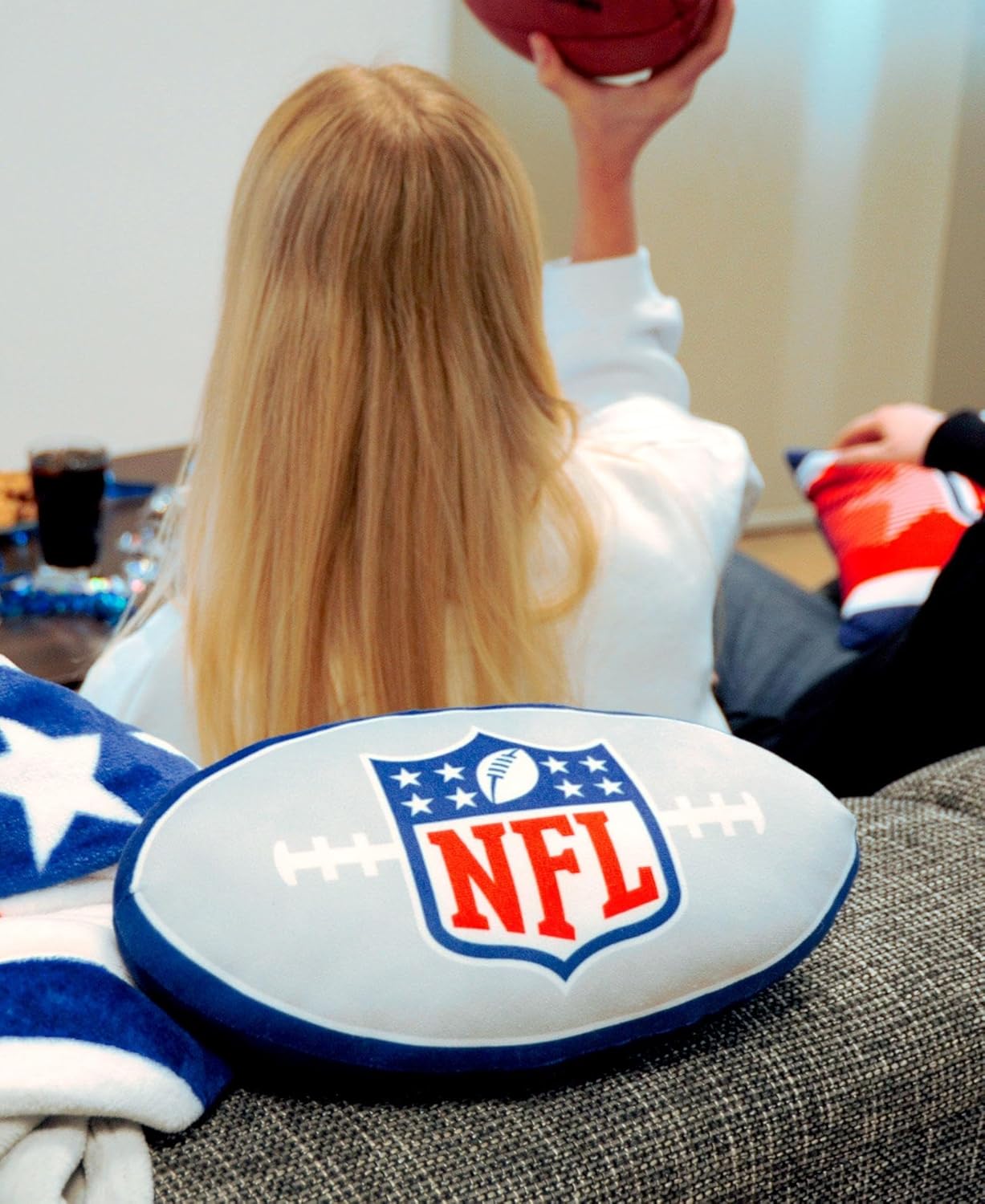 NFL Dekokissen Logo 36 cm