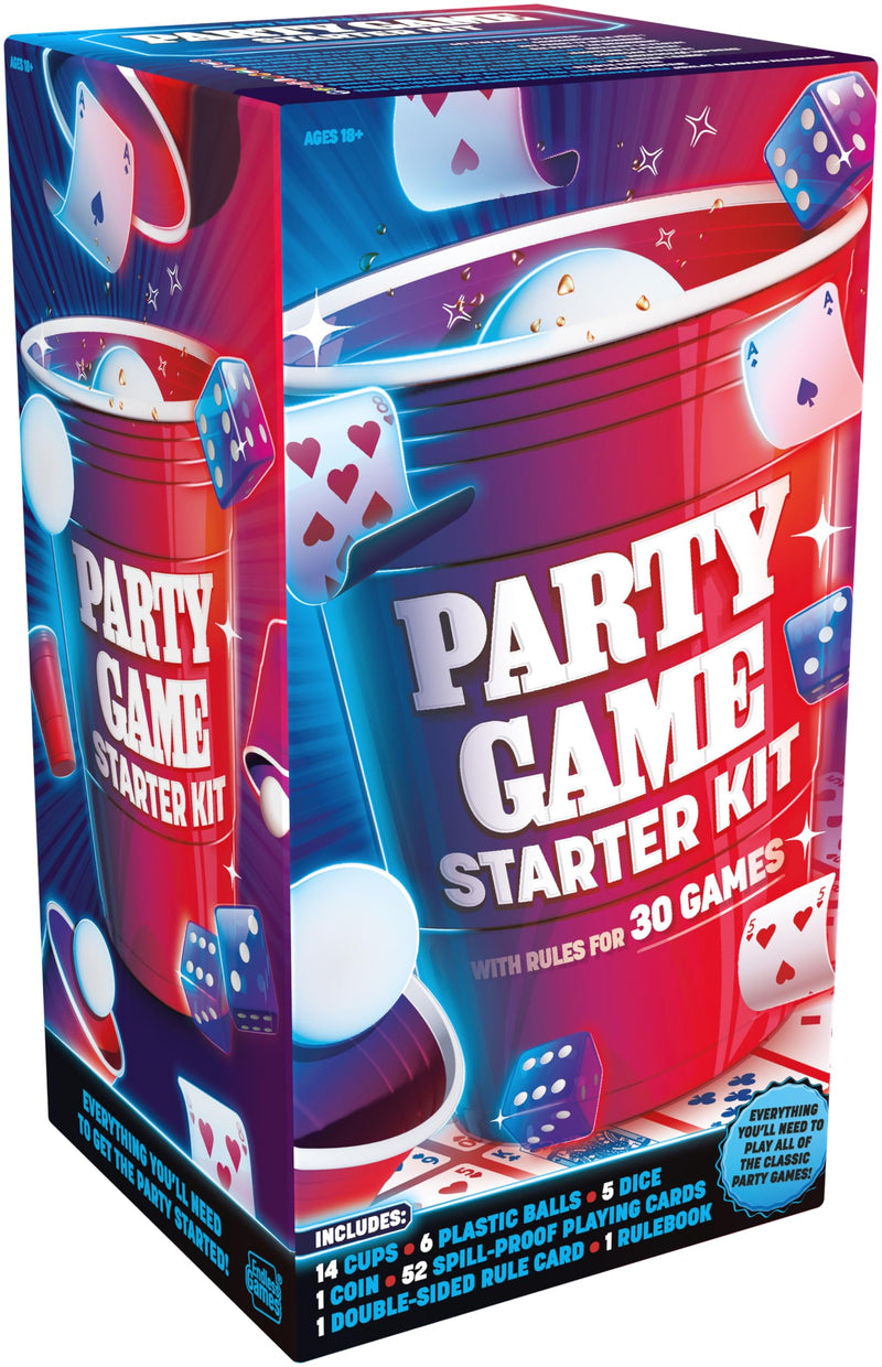 Goliath Party Game Starter Kit, Game Collection Suitable for People from 18 Years, Games for Adults, for a Fun Party with Games