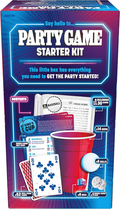 Goliath Party Game Starter Kit, Game Collection Suitable for People from 18 Years, Games for Adults, for a Fun Party with Games