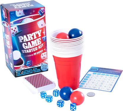 Goliath Party Game Starter Kit, Game Collection Suitable for People from 18 Years, Games for Adults, for a Fun Party with Games