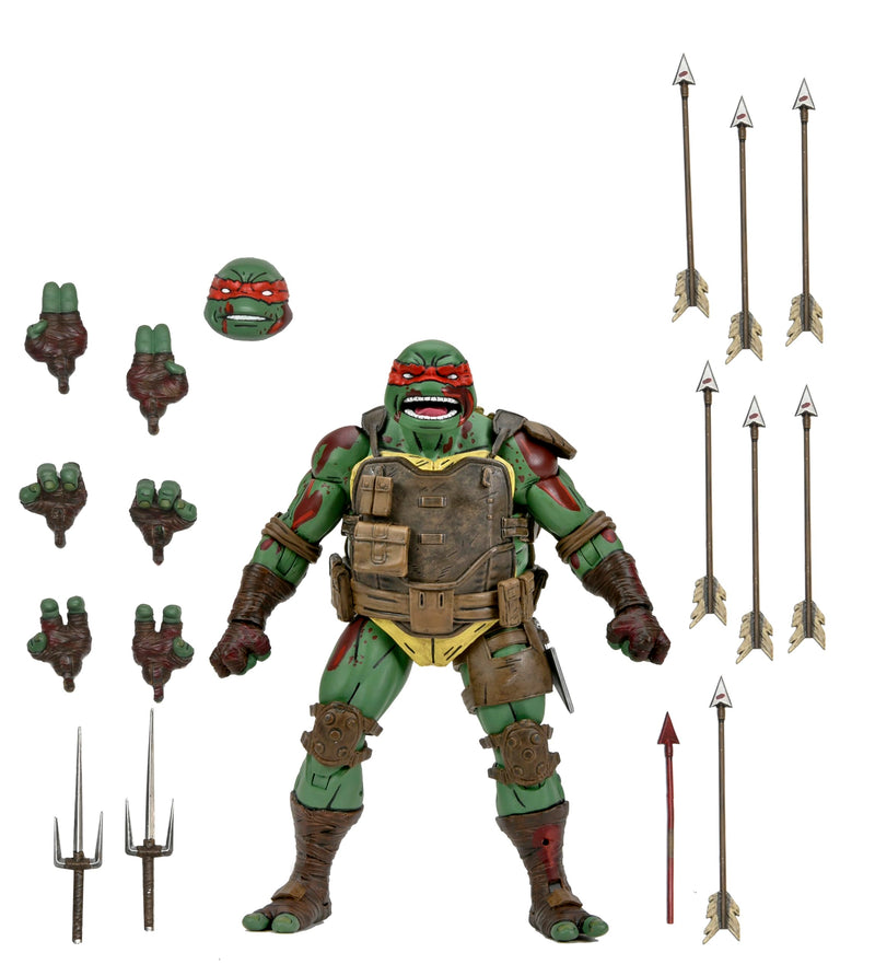 NECA Wounded Raphael Action Figure Ultimate Ronin 18Cm