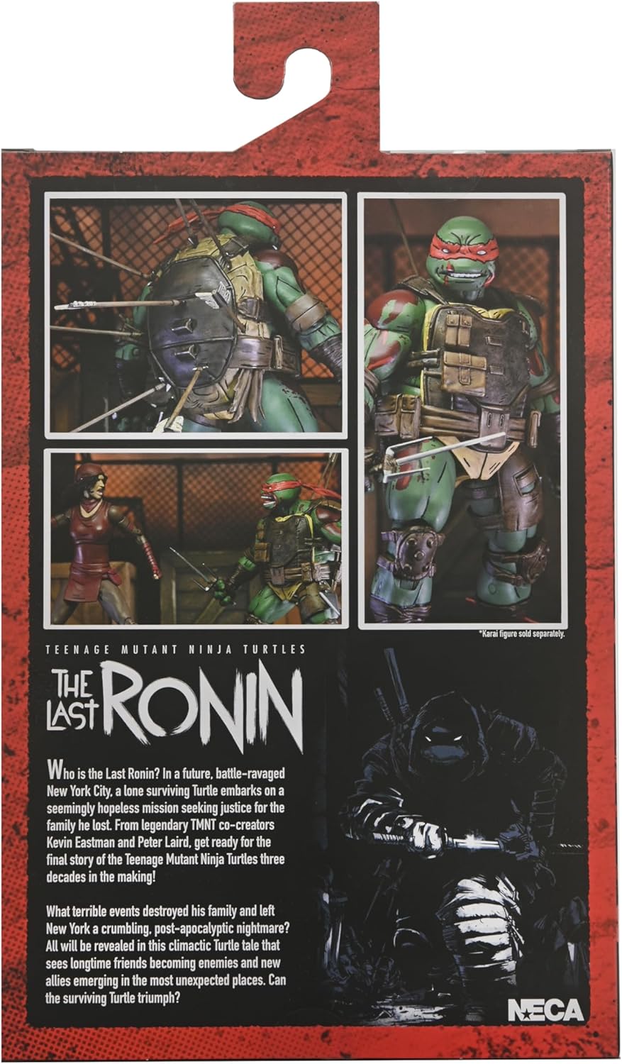 NECA Wounded Raphael Action Figure Ultimate Ronin 18Cm