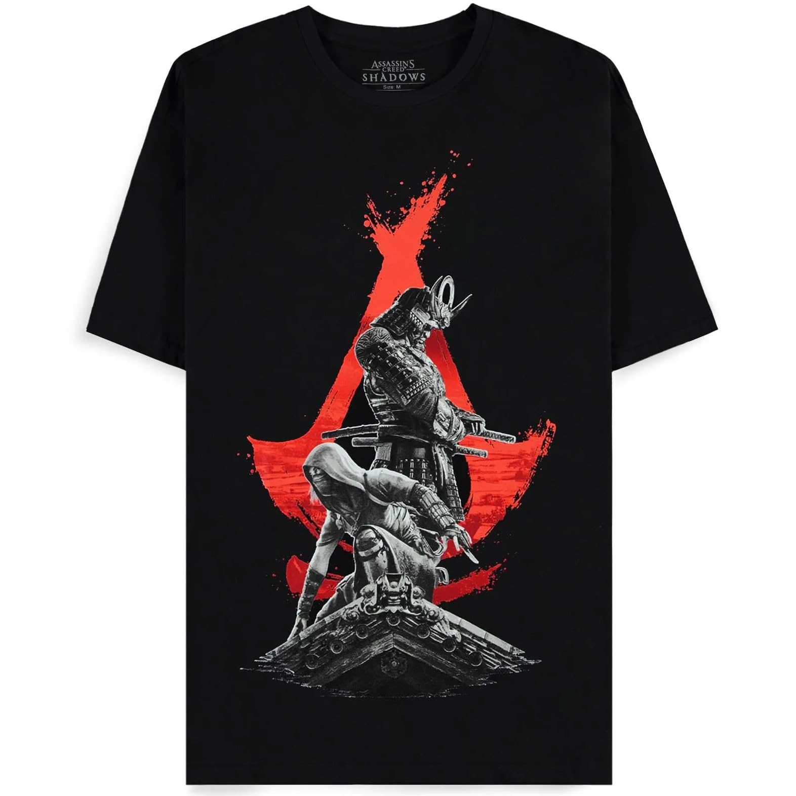 Assassin`S Creed Shadows: Black (T-Shirt Unisex Tg. S)