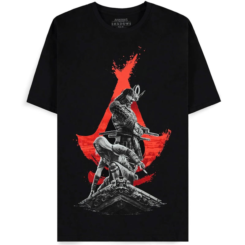 Assassin`S Creed Shadows: Black (T-Shirt Unisex Tg. S)