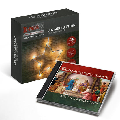 Led - Metallstern Inkl. das Weihnachtsoratorium