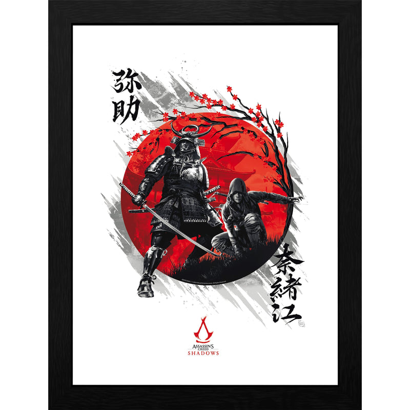 Assassin`S Creed - Framed Print Shadows Yasuke & Naoe (30X40) X2