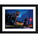 Jurassic Park - Framed Print Alan Grant Vs T-Rex (30X40) X2