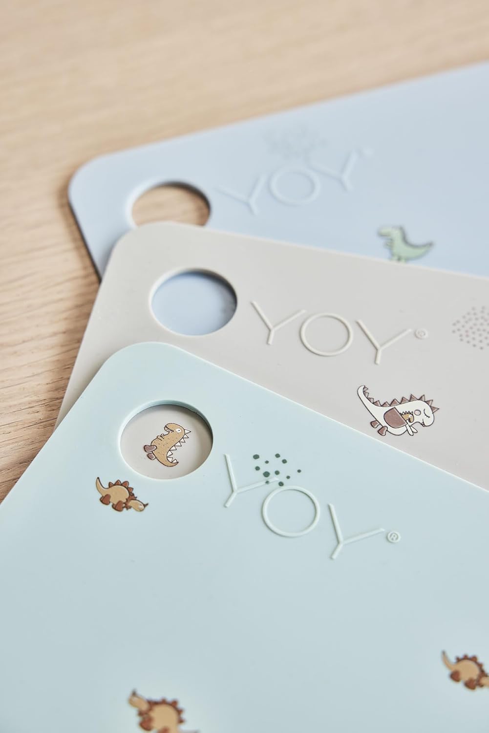 Oyoy Mini - Placemat Theo Dino - Pale Blue (M107413)