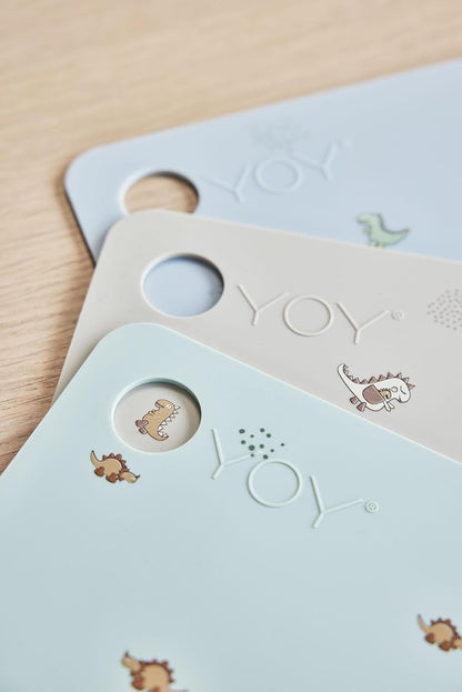 Oyoy Mini - Placemat Theo Dino - Pale Blue (M107413)