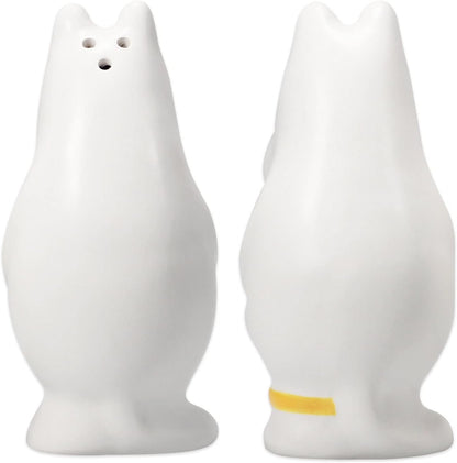 Maia Gifts Moomin 'Hug' Shaped Salt & Pepper Shakers (SALTMO01), White