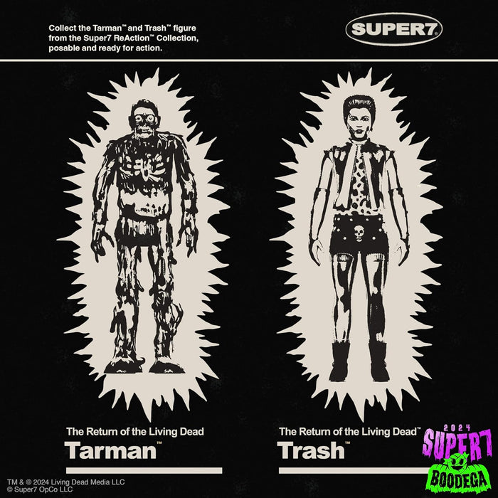 Super7 Return of The Living Dead Reaction Figures Wave 04 - Tarman (Monster Glow) Action Figure
