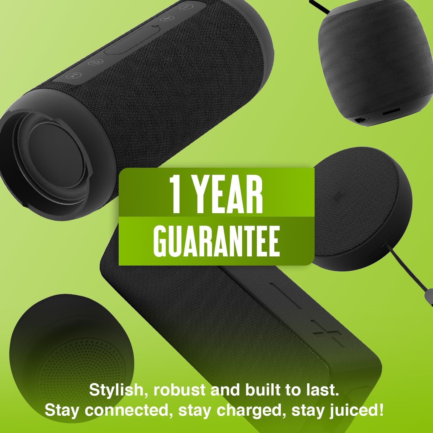 Eco Boom Pro Black Bluetooth Speaker