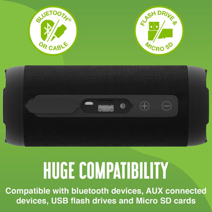 Eco Boom Pro Black Bluetooth Speaker