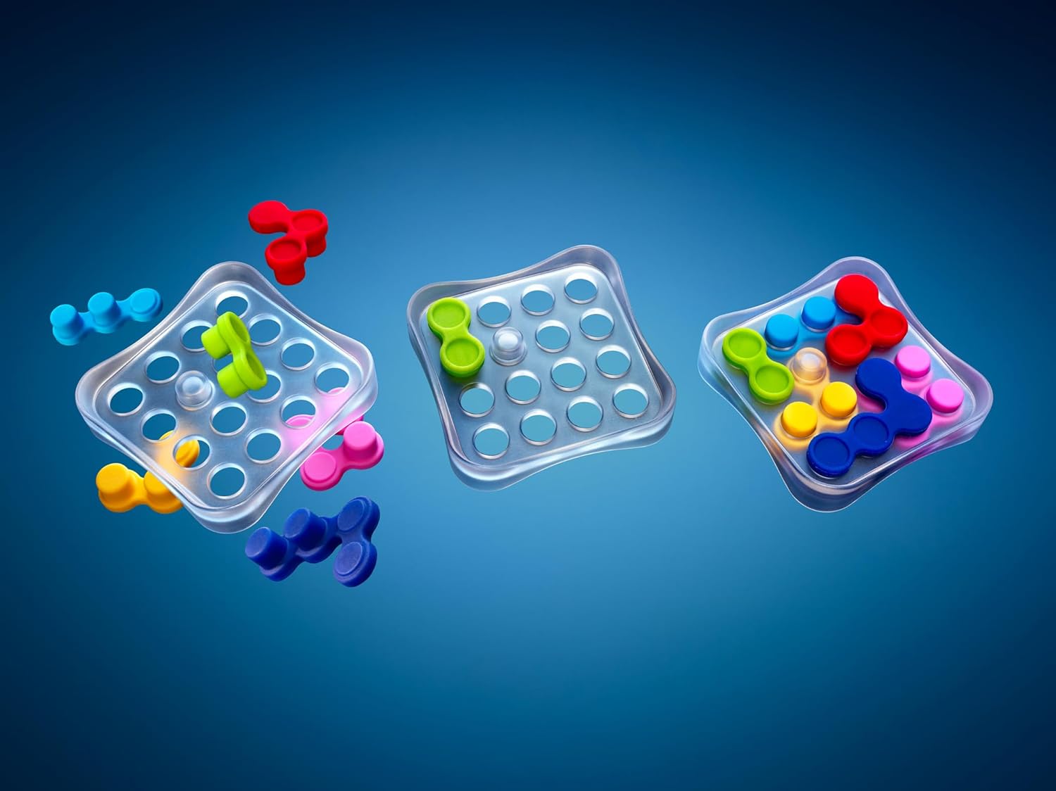 SmartGames - IQ Reverso - Educational Brainstorming - Multi-Level Strategy Game and Skill Building - Logic and Thinking Game - 12 Years + - 1 Player - Multicolor - English - SG 403