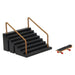 Finger Skateboard with Stunt Step