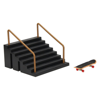 Finger Skateboard with Stunt Step