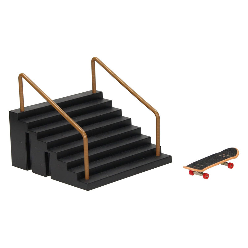 Finger Skateboard with Stunt Step