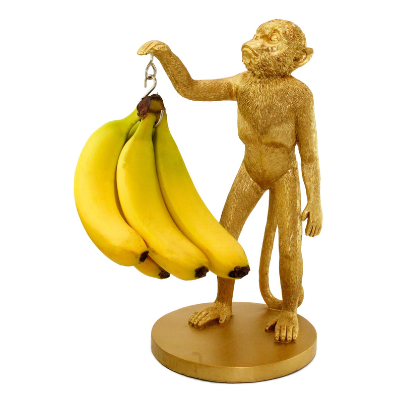 Winkee - Fruit Holder - Monkey Banana Holder - Gold