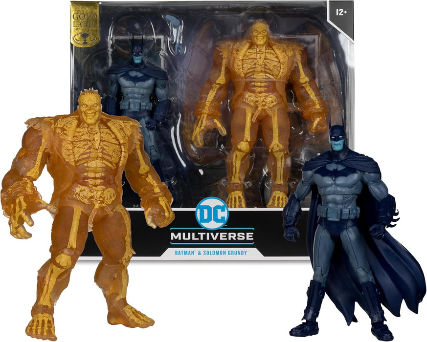 McFarlane Toys - DC Multiverse Batman & Solomon Grundy (Arkham City) 7in Action Figure and Mega Figure 2pk Gold Label