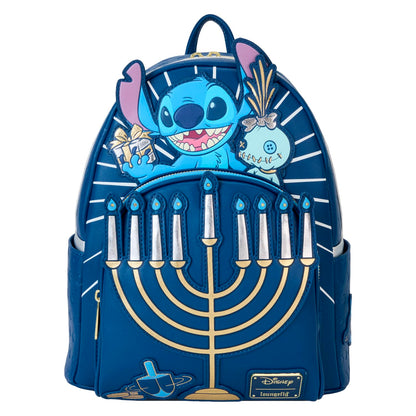 Loungefly Stitch Hanukkah Menorah Mini Backpack