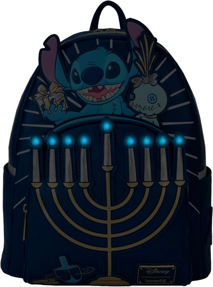 Loungefly Stitch Hanukkah Menorah Mini Backpack
