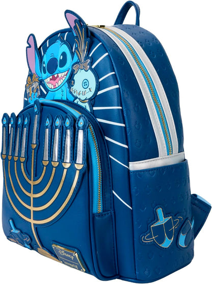Loungefly Stitch Hanukkah Menorah Mini Backpack