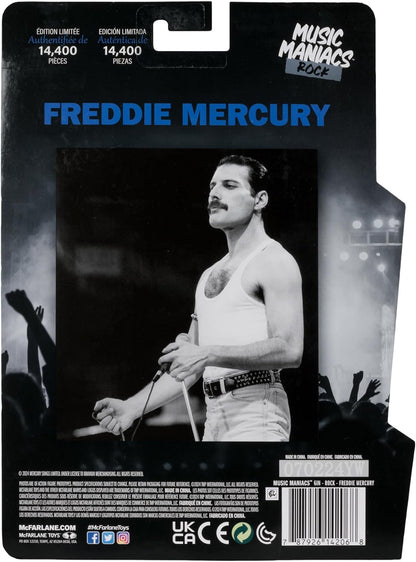 McFarlane Toys - Music Maniacs Rock Freddie Mercury 6in Action Figure